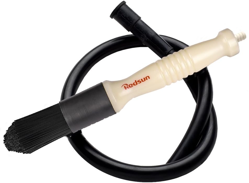 Flow-Thru Parts Washer Brush Cleaning Brush(3.6 Ounce,10.62 Inch) White