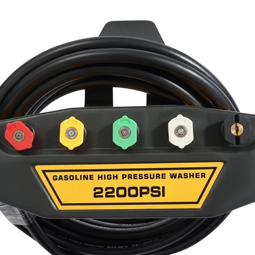 7HP Gasoline Manual High Pressure Washer Gasoline Washer w/ Hose 3400RPM 2200PSI
