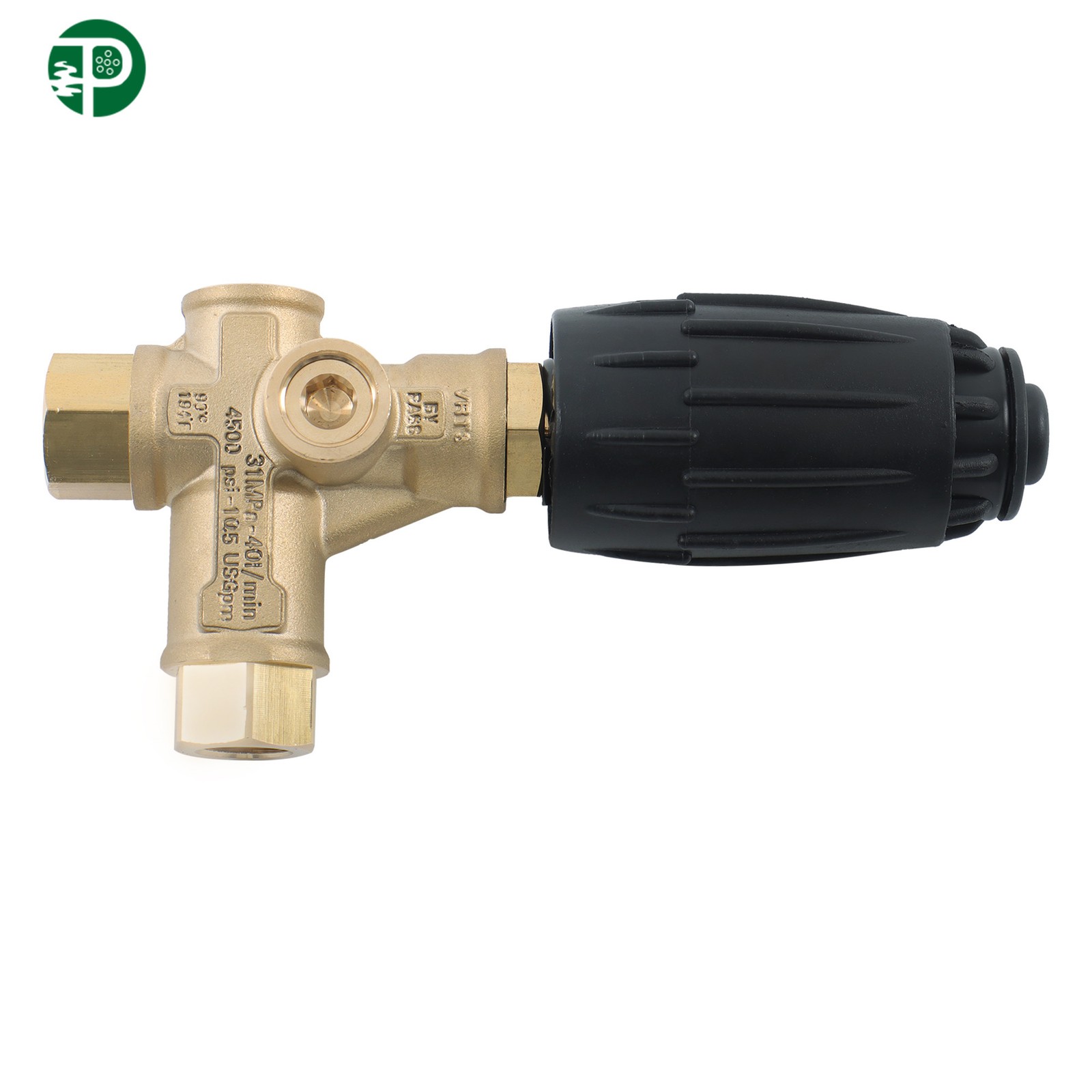 Brass Unloader Valve AR 8GPM 3/8″ FNPT Pressure Washer Pump VRT3-310 4350PSI