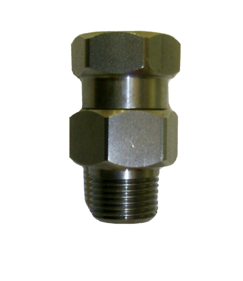 Pressure Washer Swivel 3/8 MPT x 3/8 FPT Stainless Steel 5000PSI JE Adams
