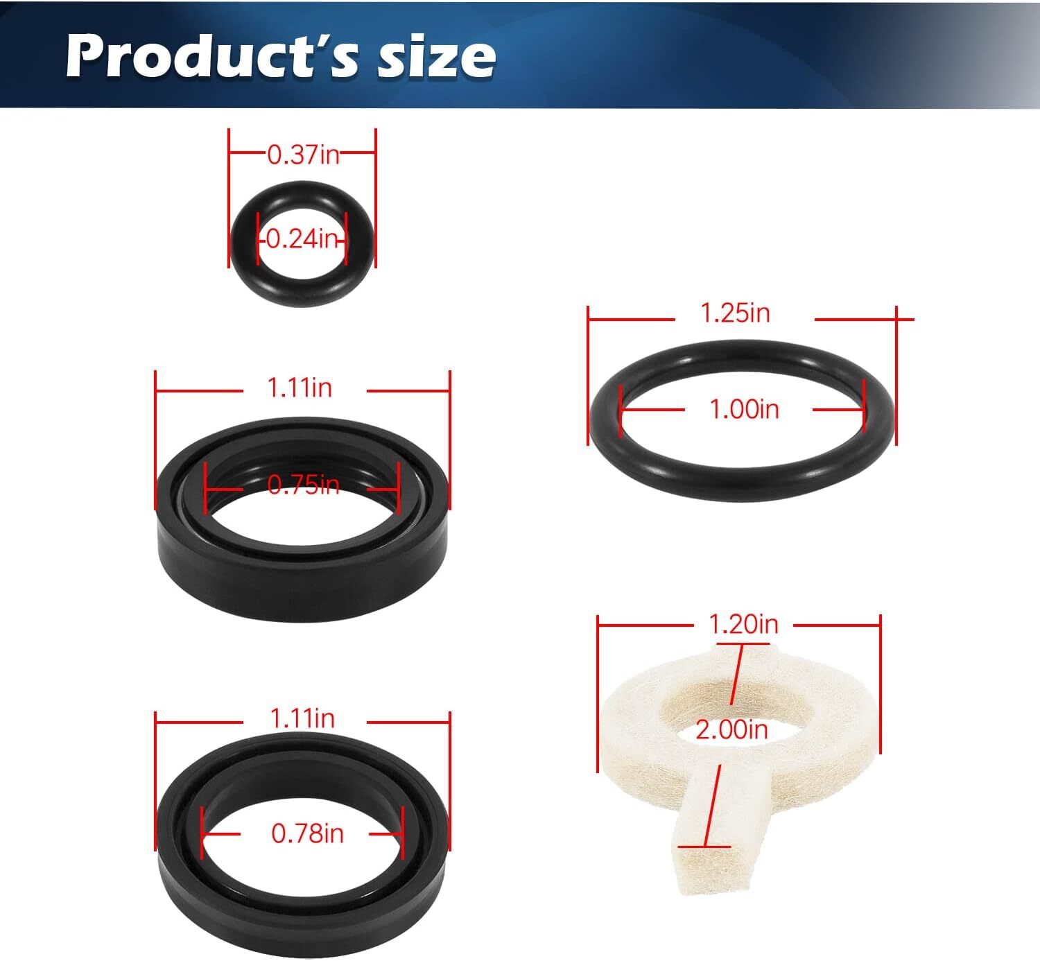 30623 FOR CAT PUMP Seal Kit Fits Cat Pump 30 31 34 310 340 350 Models