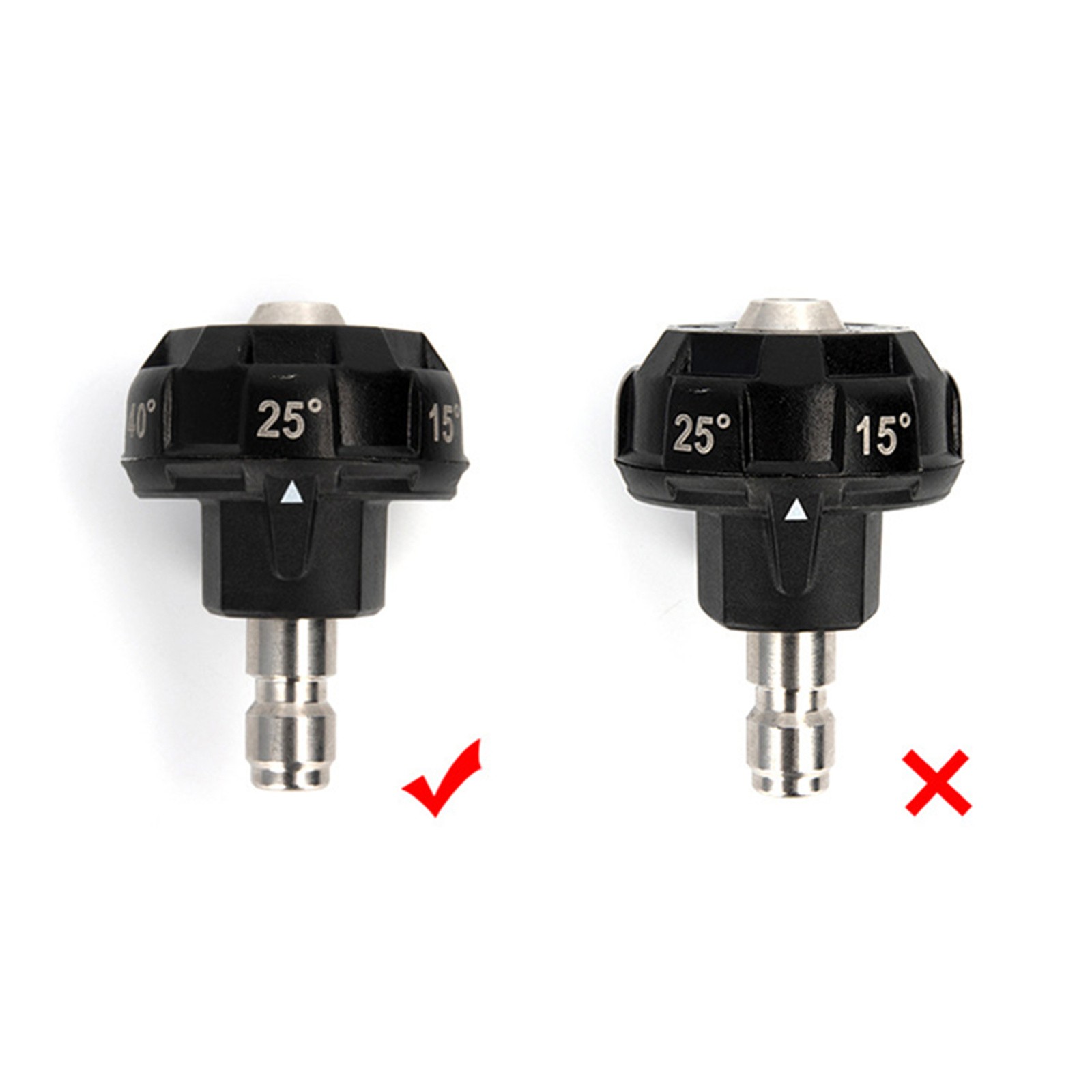 Adjustable Pressure Washer Spray Nozzle, 6-in-1 Quick Change over, 1/4 inch