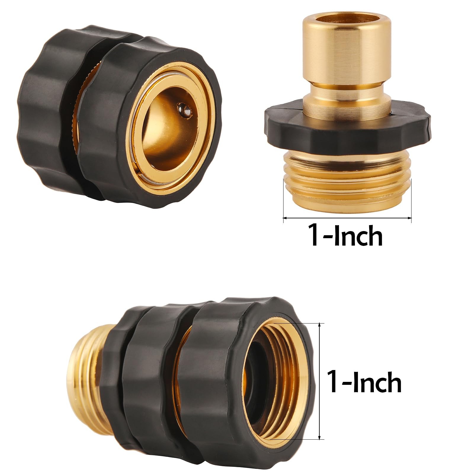 BILAL 12 Piece Quick Connect Hose Fittings for Garden 3/4 inch, 12 pcs Set
