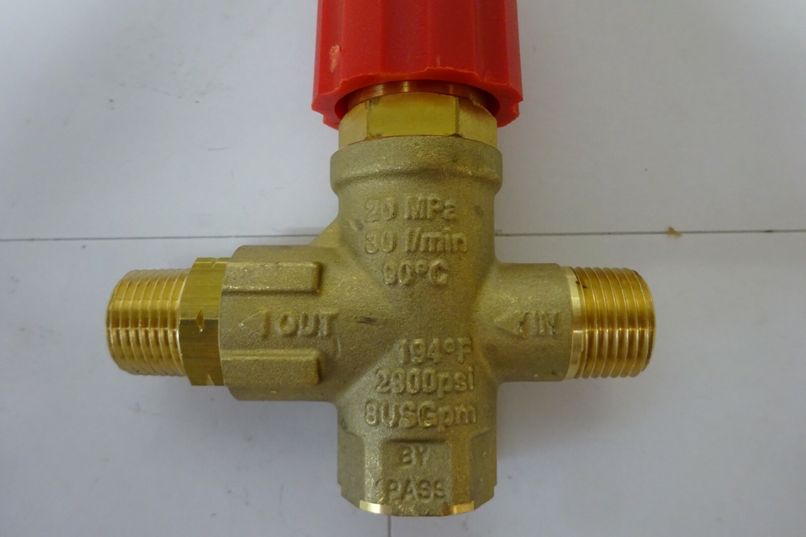 Annovi Reverberi Mecline VR54-200 Unloader 8 GPM 2900 PSI Red Knob