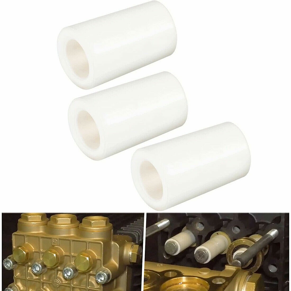 3pcs Ceramic Piston General Interpump TP Pump 51040009 Ceramic Plunger 25x9x15mm