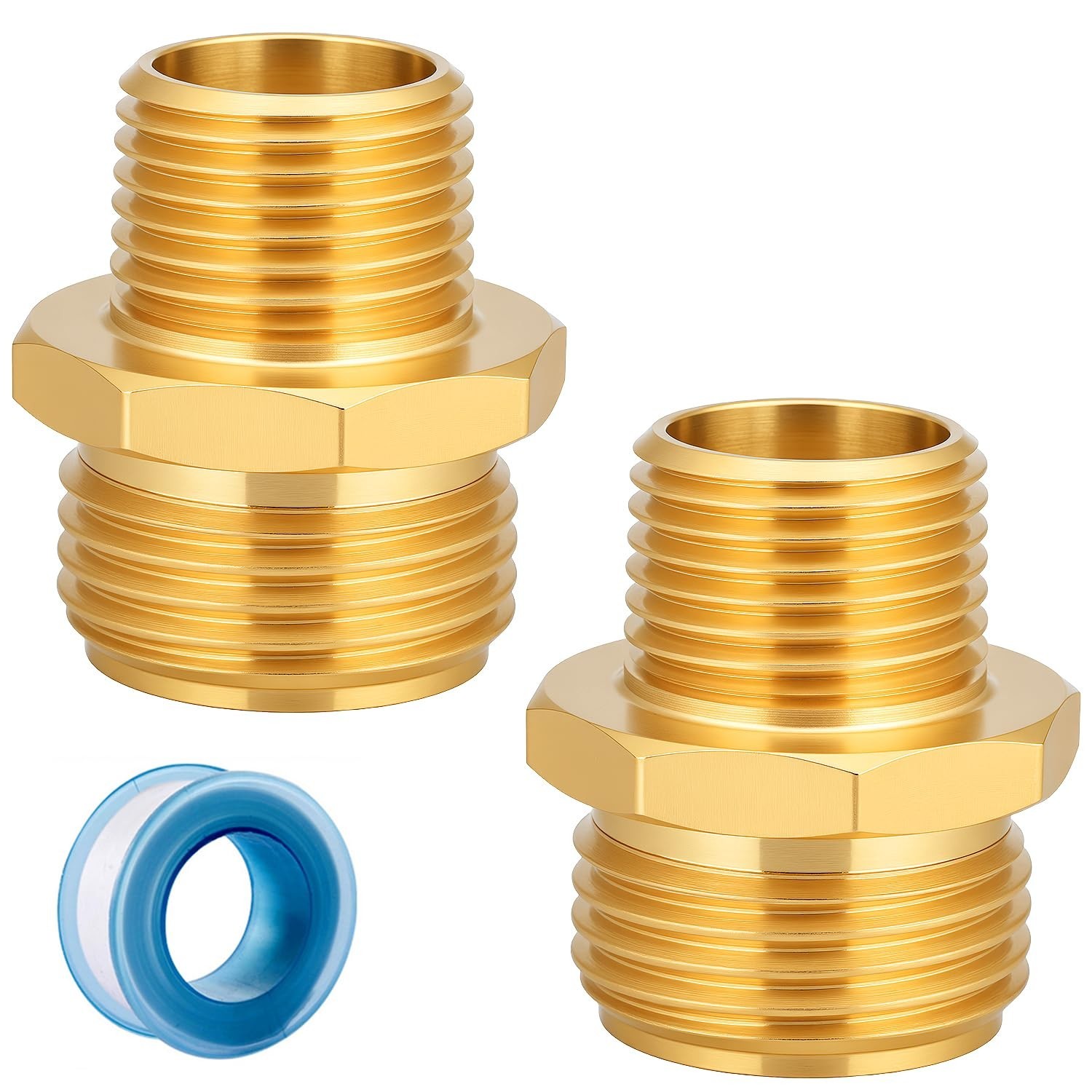Garden Hose Adapter Fittings Solid brass Connectors Hose conversion pipe conn…
