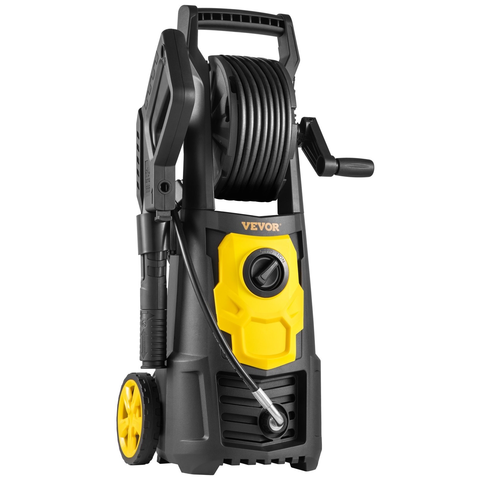 VEVOR Electric Pressure Washer, 2000 PSI, Max 1.65 GPM Power Washer with 30 ft H