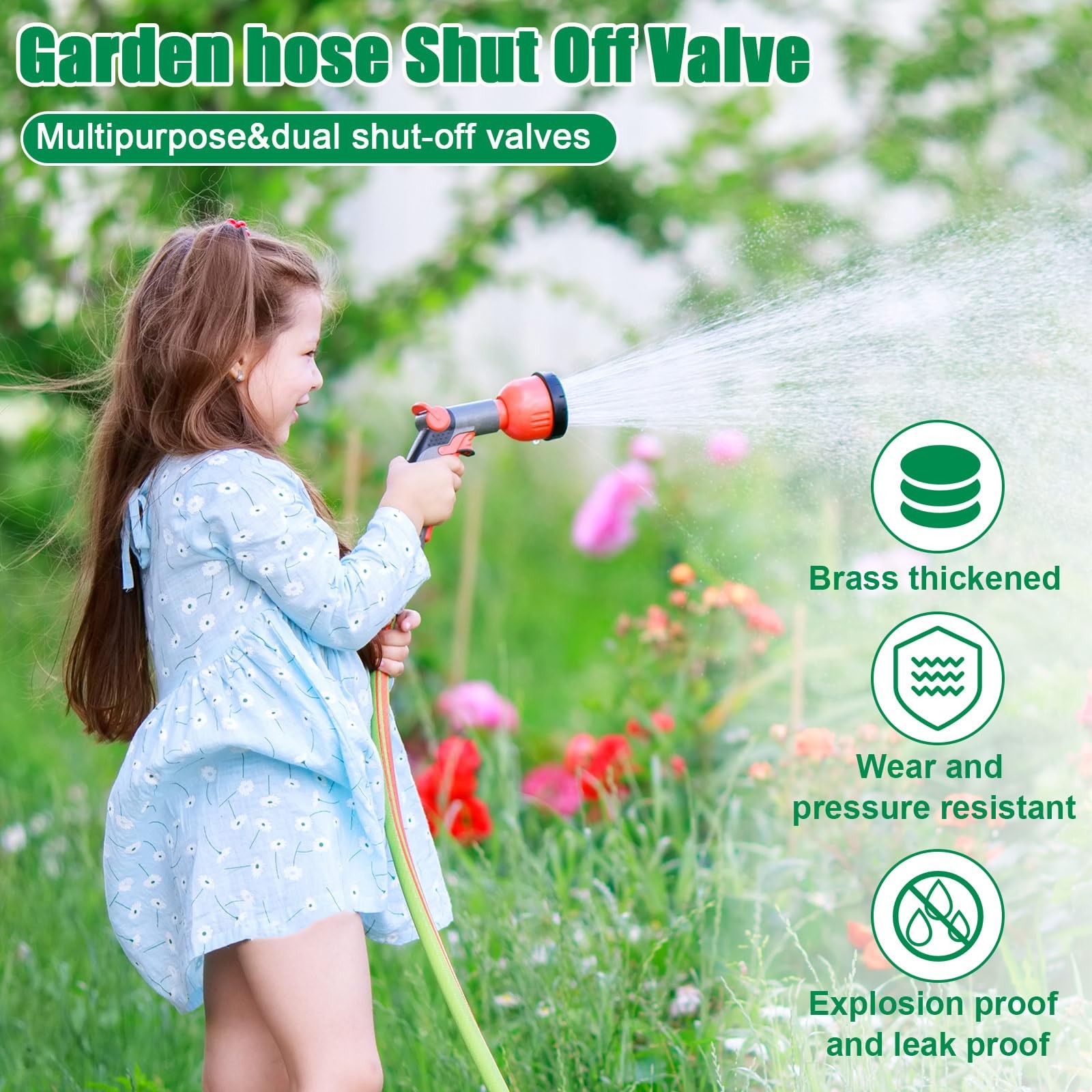 Therwen 4 Pack Garden 3.94 inches x 7.88 x 1.97 inches, brass color