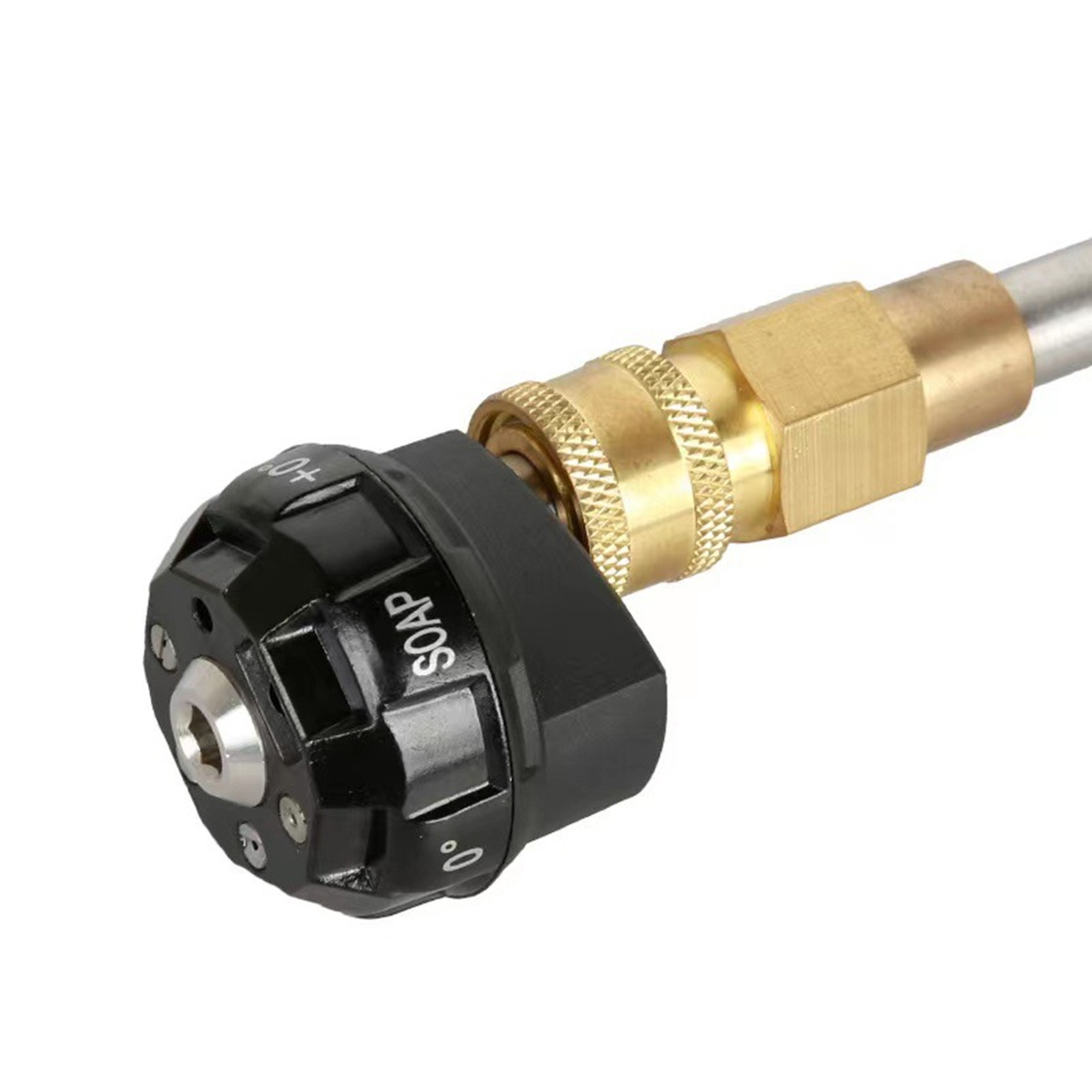 1PCS 1/4 inch Pressure Washer Spray Nozzle, 6-in-1 Quick Change over New