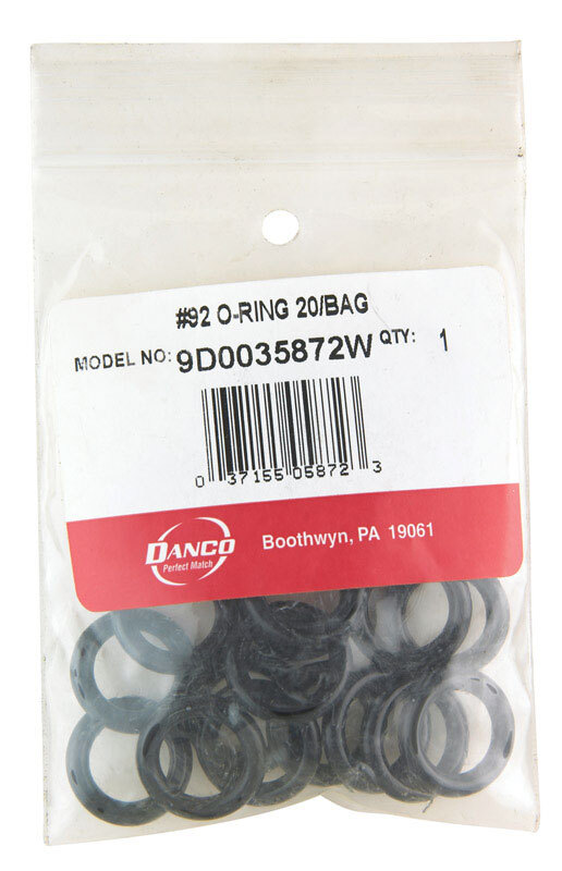 Danco 3/4 in. D X 1/2 in. D Rubber O-Ring 20 pc.