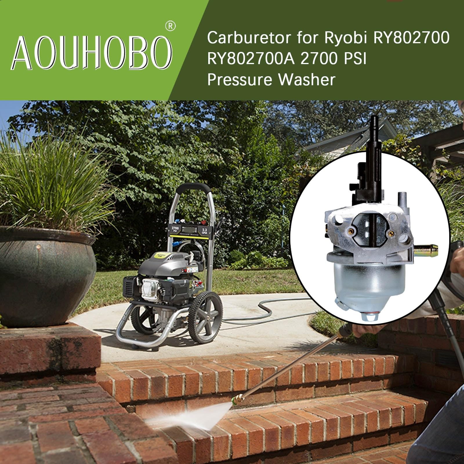 RY802700 Carburetor Carb Kit Fit for Ryobi As shown in the picture