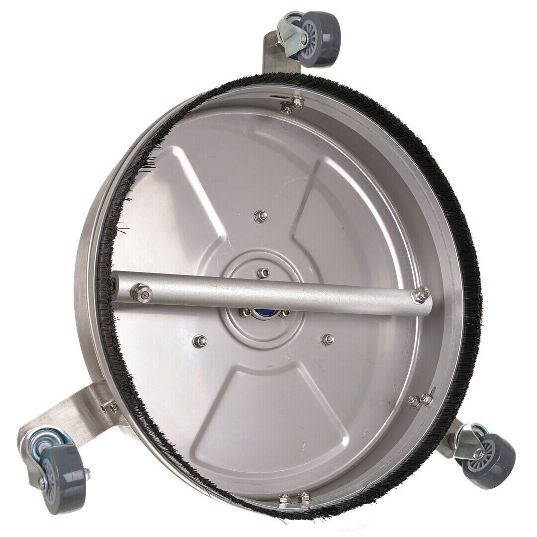 15″ Surface Cleaner 4000PSI Stainless Steel Pressure Washer W/ 3 Wheels& 2 Wands