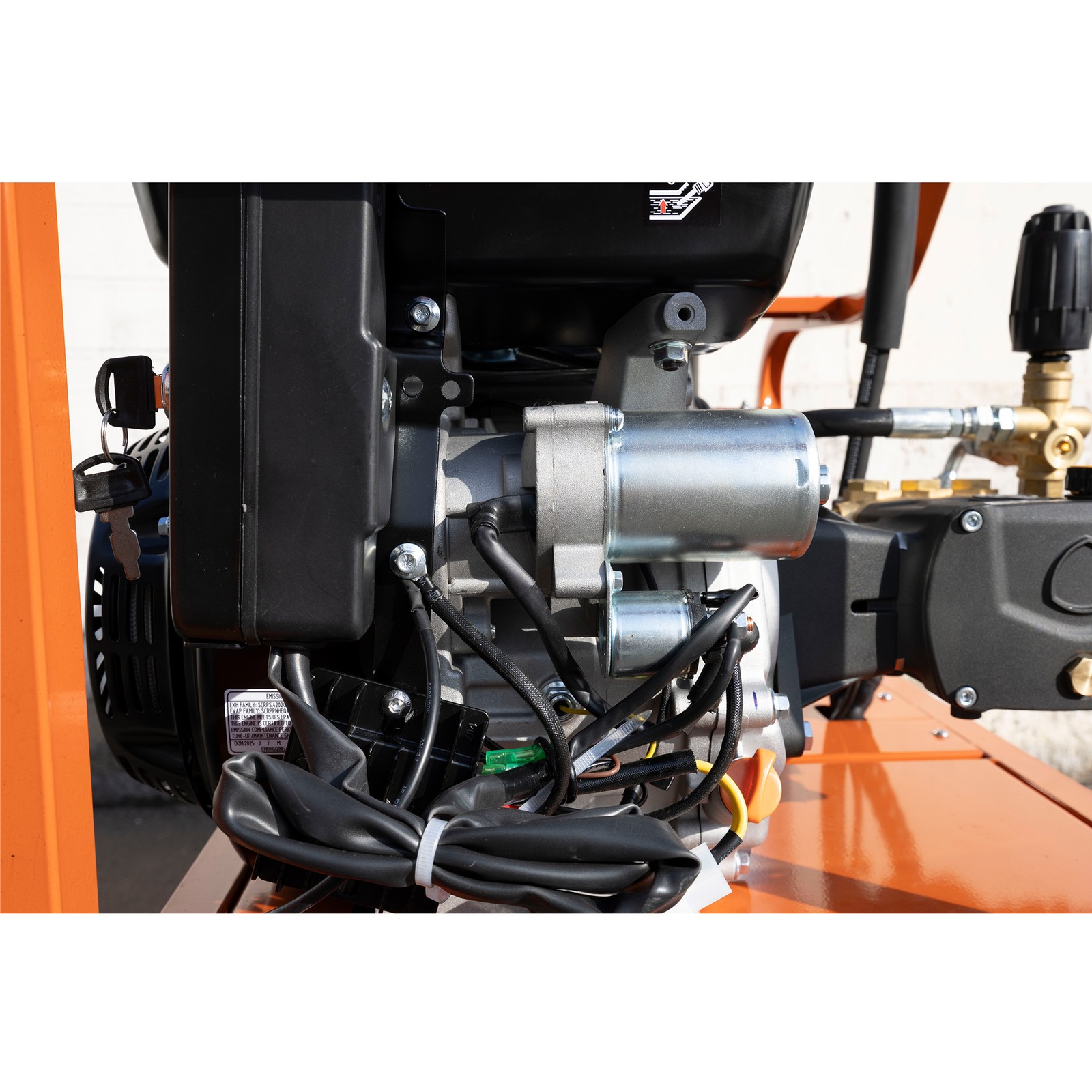 Commercial Hot Water Pressure Washer 4000 PSI 4.0 GPM 420cc Gas Electric Start