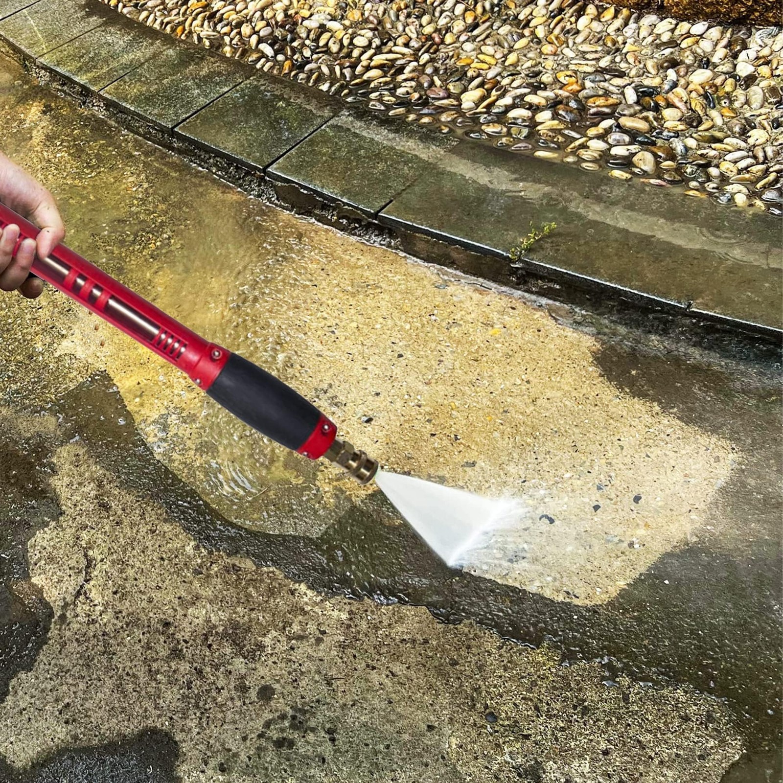 Hourleey Pressure Washer Gun, Red High Power Gun with Black