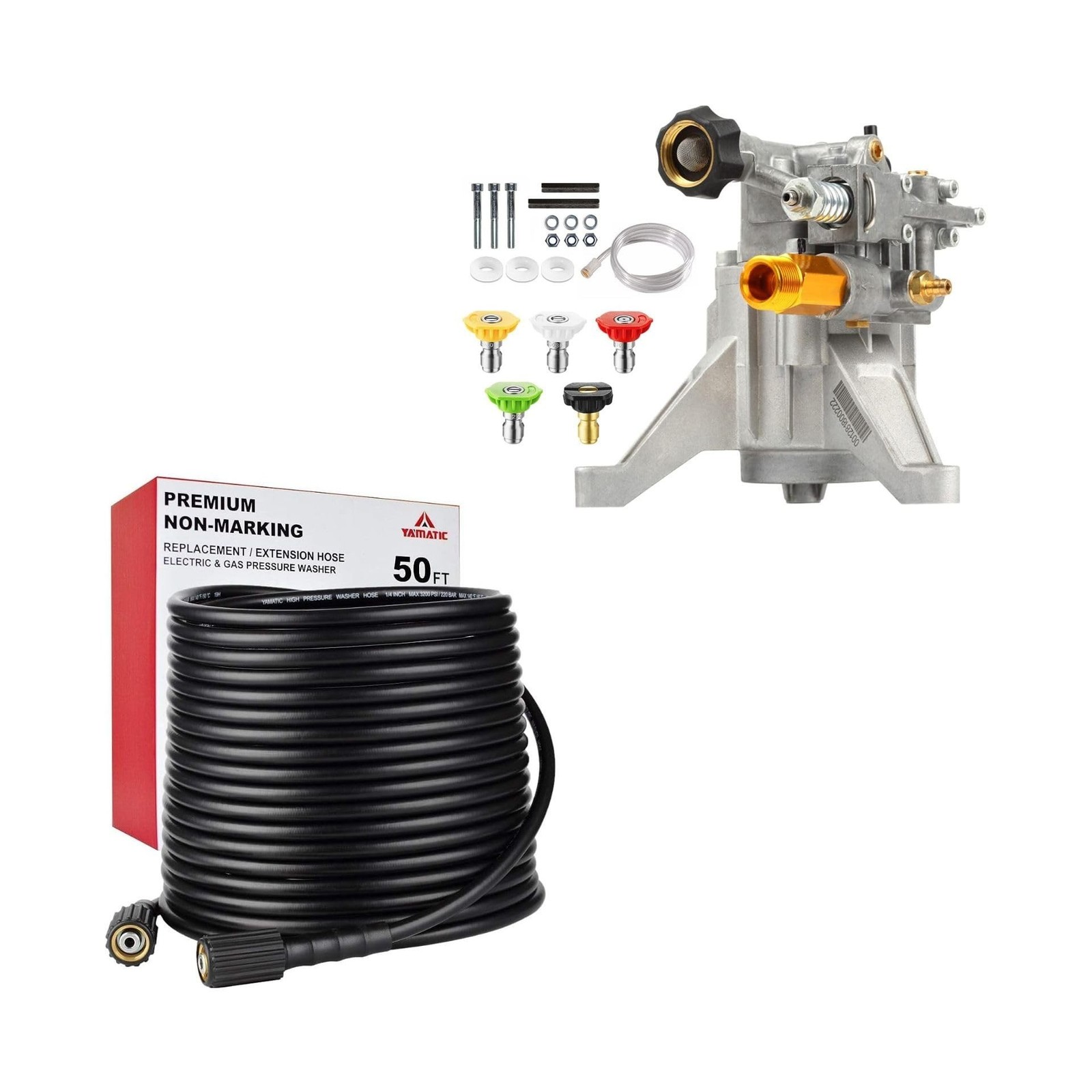 YAMATIC 7/8″ Shaft Vertical Pressure Washer Pump 3000 PSI @ 2.5 GPM OEM & Pre…