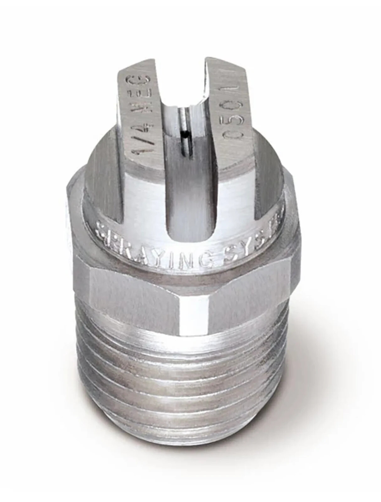 Spraying Systems 1/4″ MEG 0507 SS WashJet Spray Nozzle Tip 5 Deg 7.0 Orifice