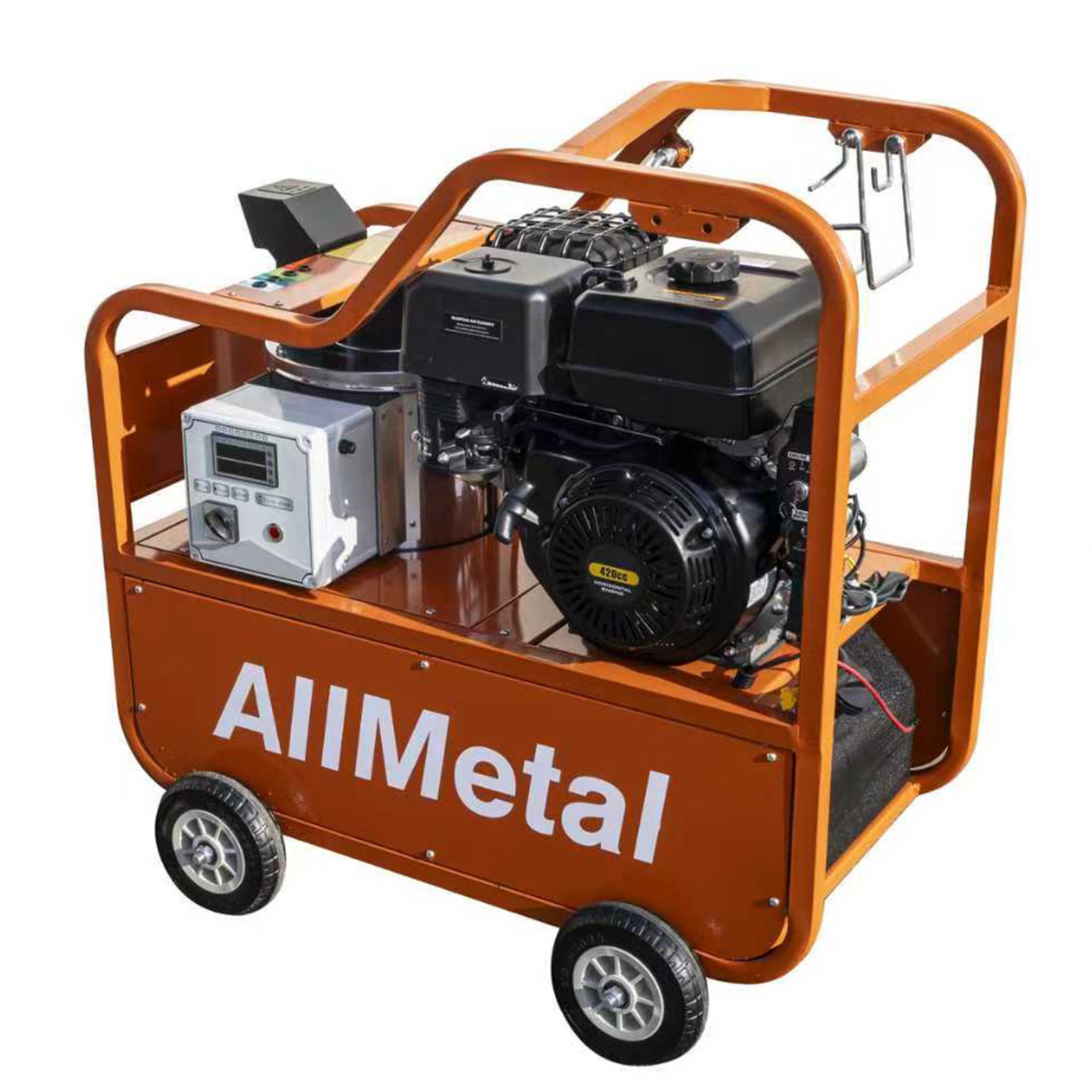 Commercial Hot Water Pressure Washer 4000 PSI 4.0 GPM 420cc Gas Electric Start