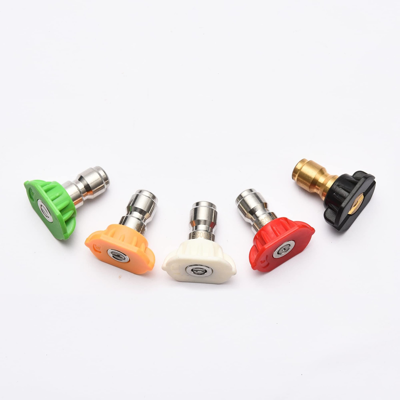 Universal Pressure Washer Nozzles, 1/4-Inch Quick Connect, Hot（85°&#