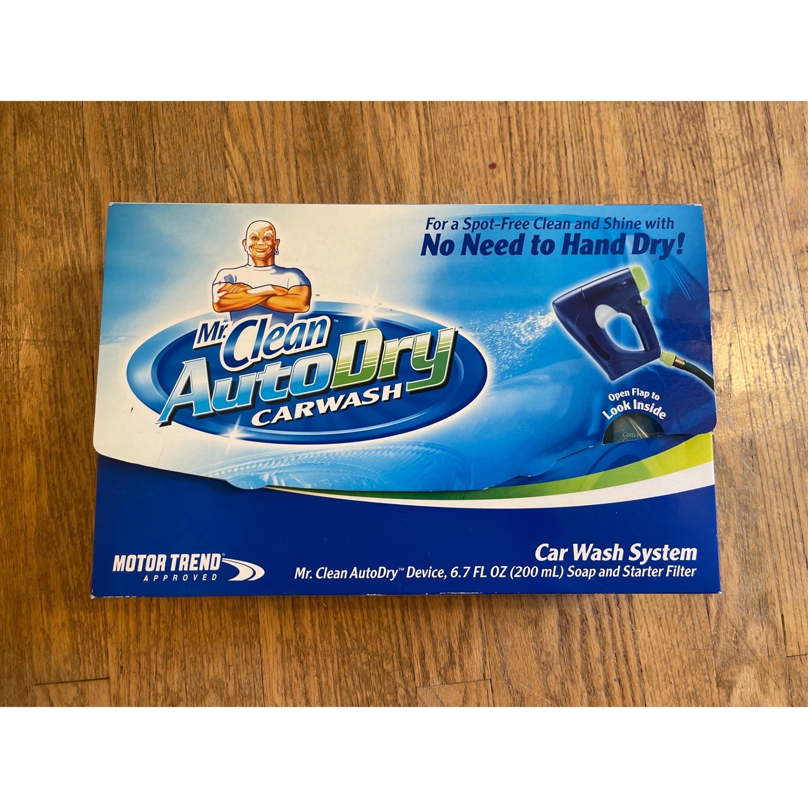 NEW Mr. Clean AutoDry Car Wash System Kit with Soap and PUR Filter Motor Trend