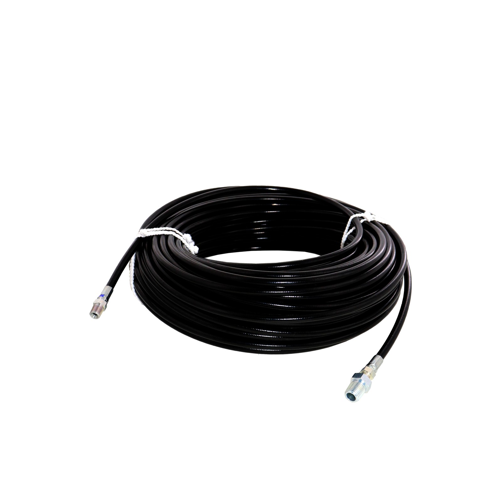 Schieffer 4800 PSI 1/8″ x 150′ Thermoplastic Sewer Jetter Hose MPT 1/4 1/8 Solid
