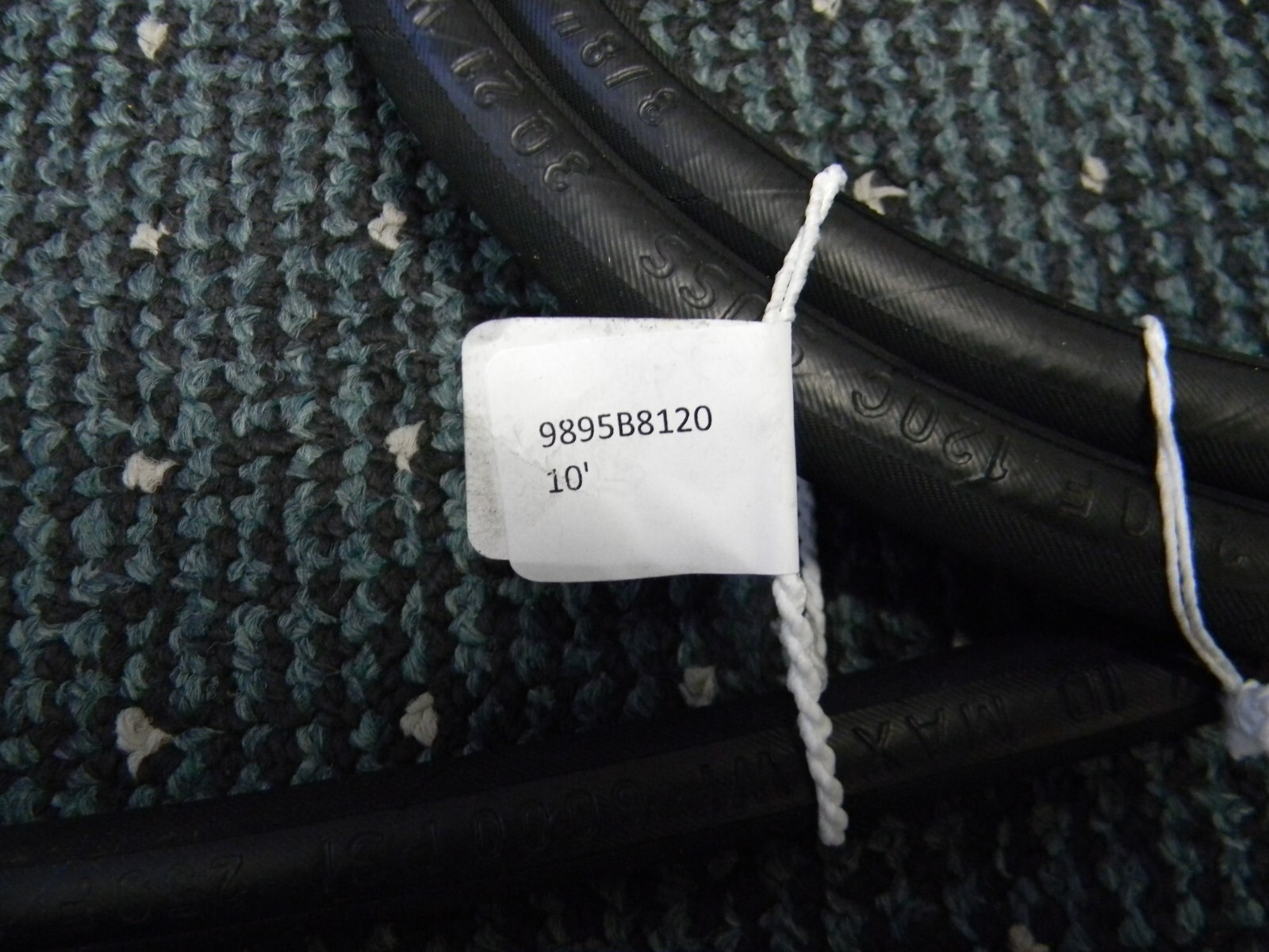 3/8″ x 10′ Black 6,000 PSI Pressure Washer Jumper Hose Whip / Leader Line