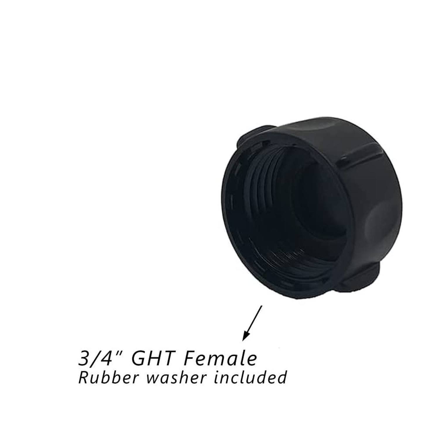 16 Pack Plastic Hose Caps for Garden Hose, 3/4″ Female Garden Hose Female End…