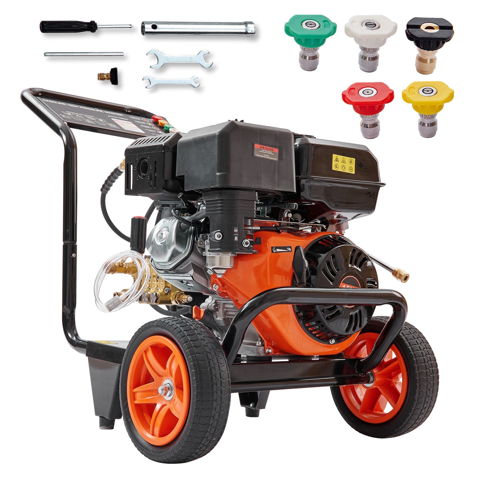 Gas Pressure Washer, 4400 PSI 4.0 GPM, Gas Powered Pressure Washer with Copper