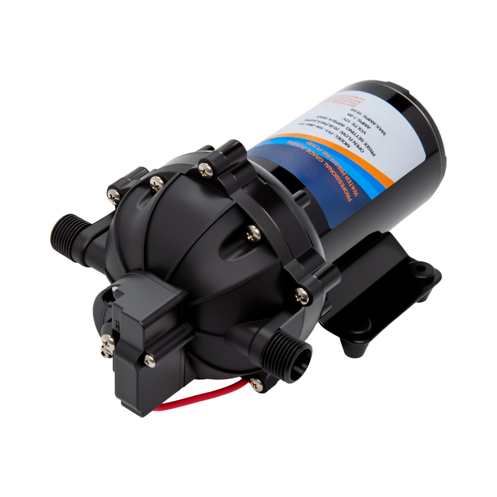 12 Volt Sprayer Pump, Soft Wash Pump, 5.5GPM 60PSI, 10 Amps, Chemical and Cor…