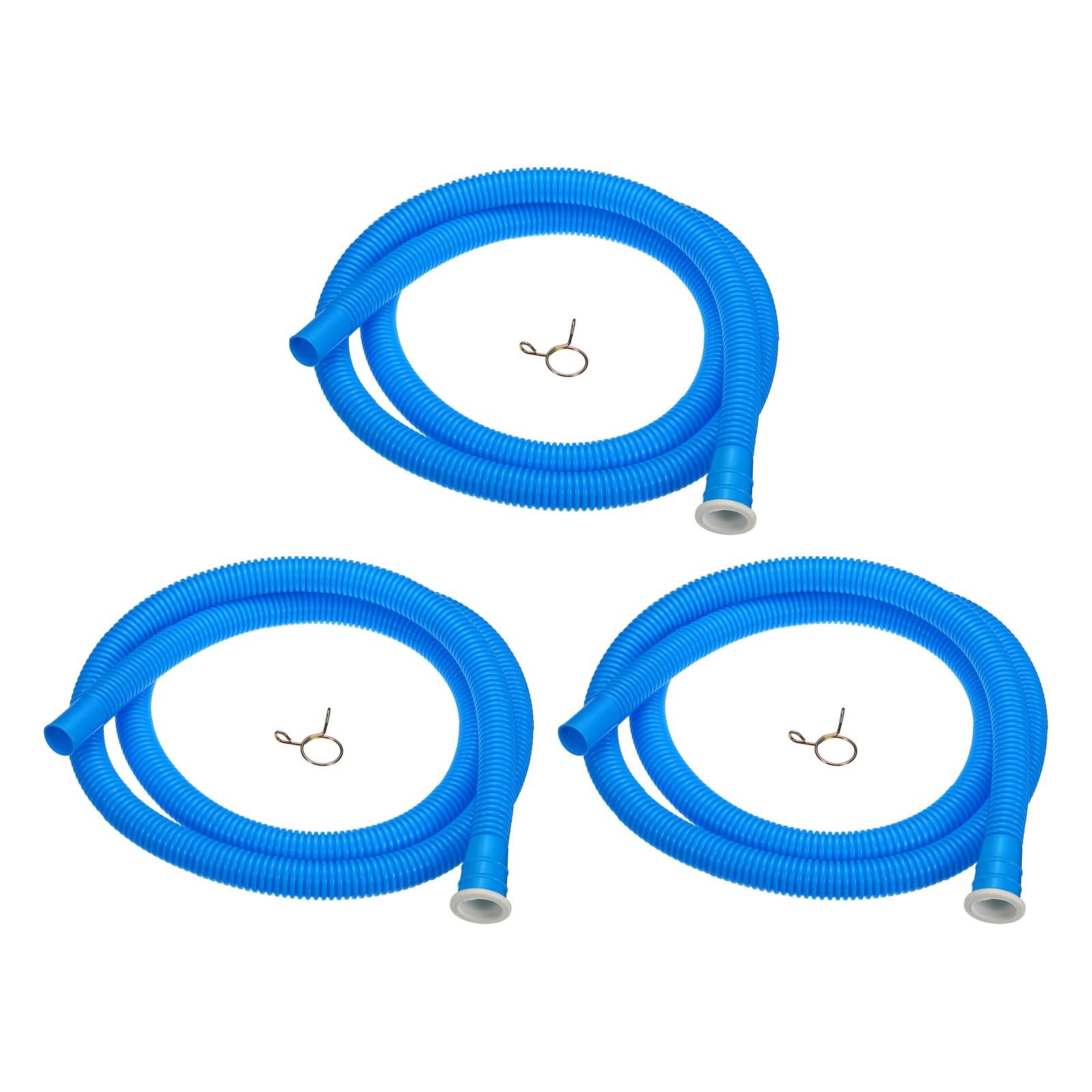 MECCANIXITY Universal Air Conditioner Drain Hose 18mm ID 5.3ft Thickened Blue