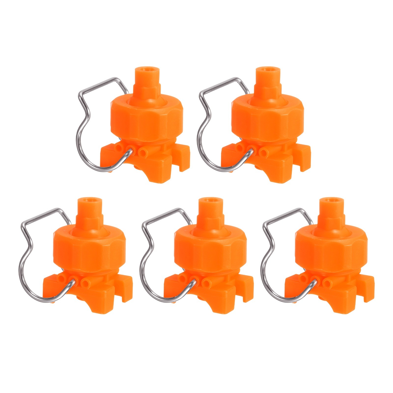 5pcs 65° Spray Nozzle with Clip for 25mm/1″ Tube, 0.25m³/h