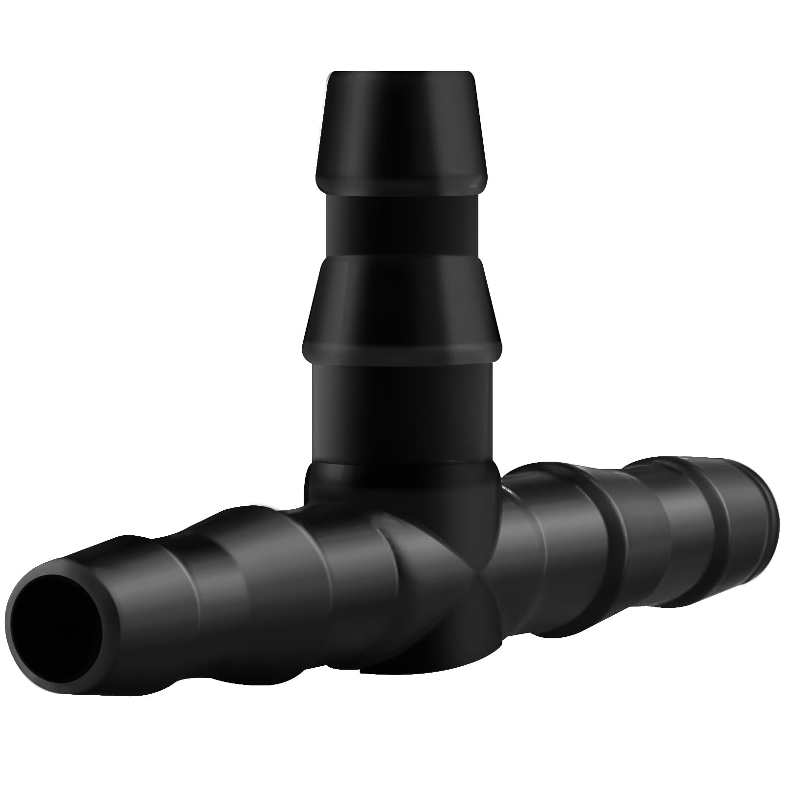 Kalolary 100pc 1/4″ Barbed Tee Connectors 4/7mm Drip Irrigation Joint FROM USA