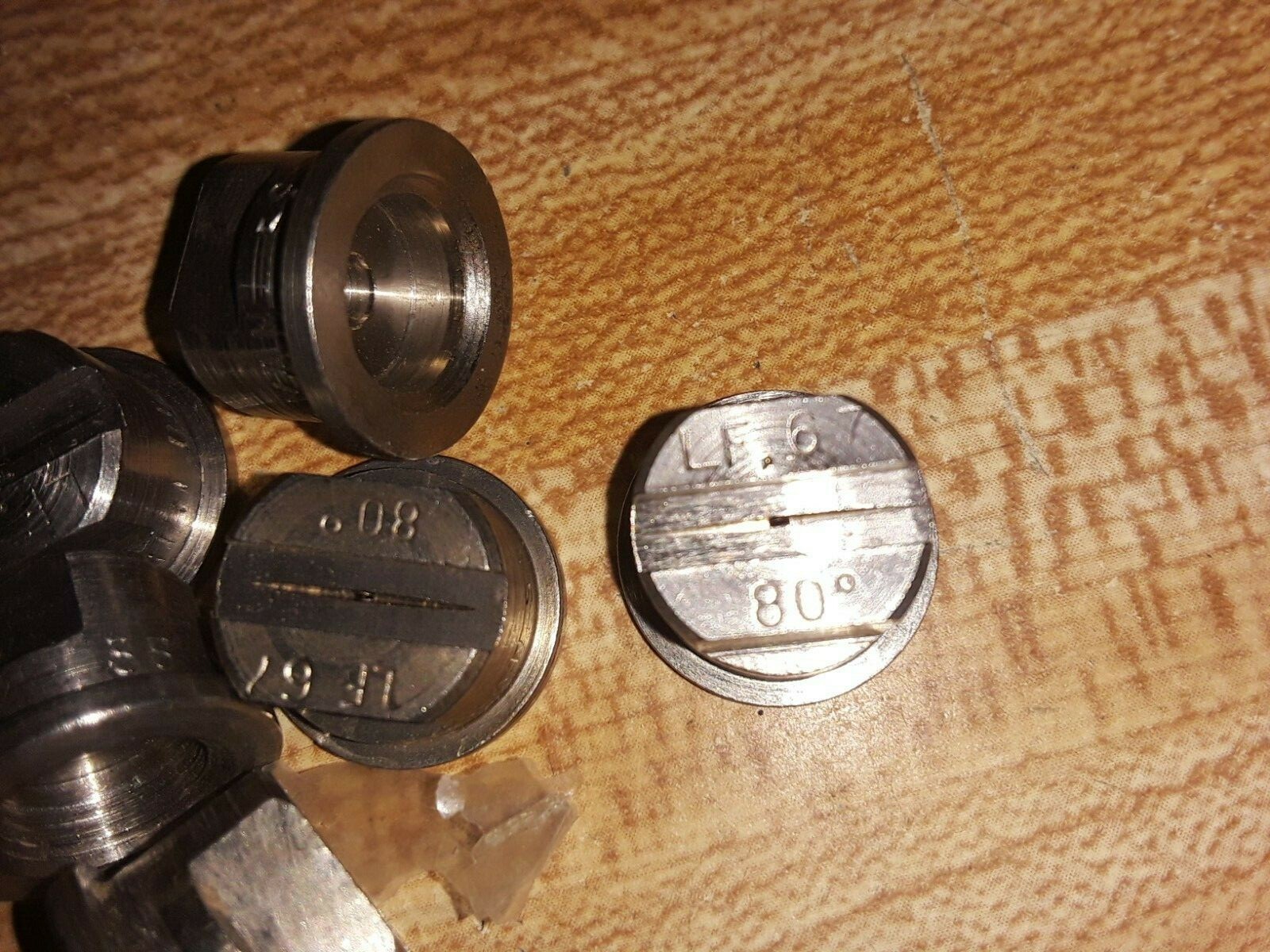 10 Delavan LF.67SS 80 Degree Fan Spray Nozzle Tip LF Series Stainless EXTRA FINE