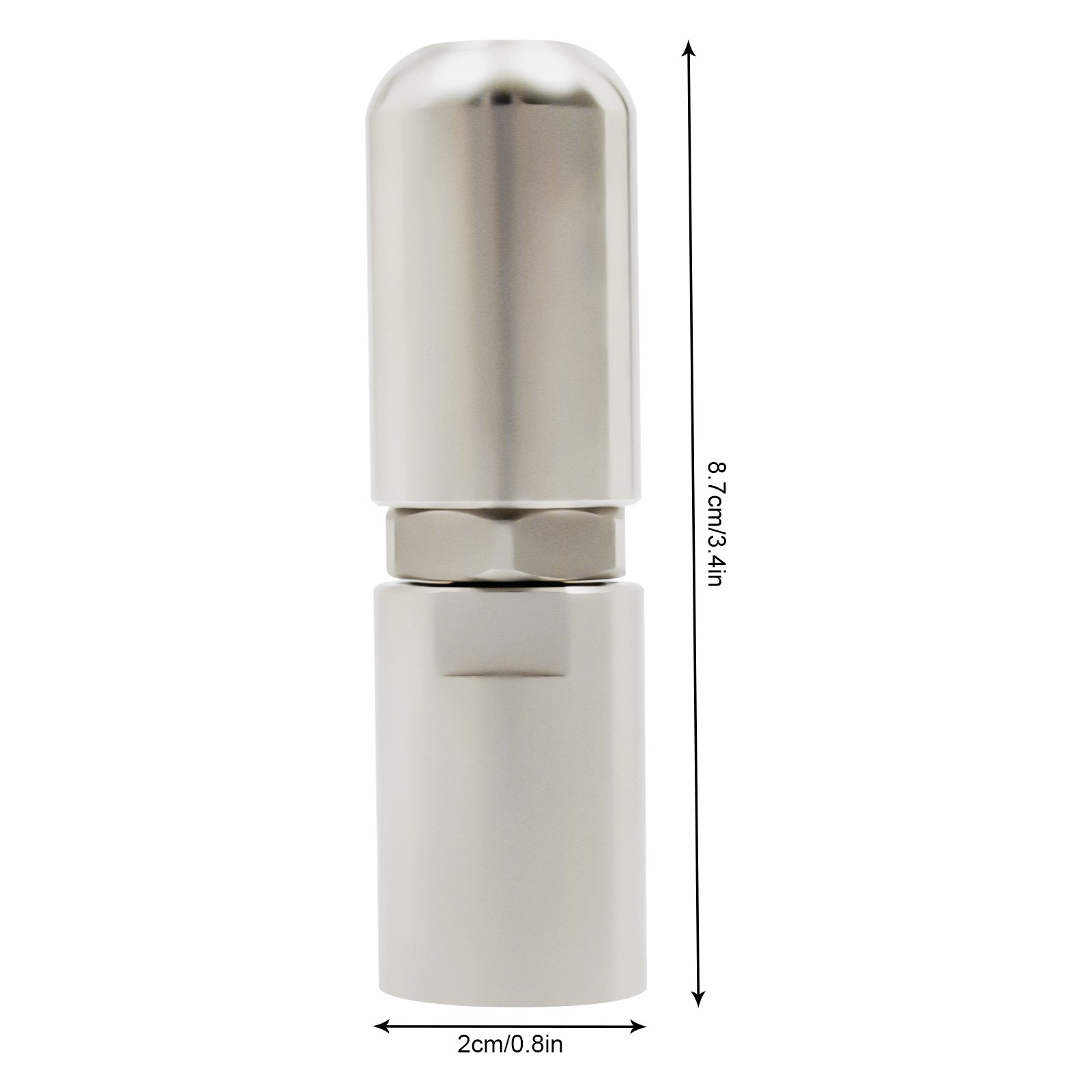 360° Rotating Stainless Steel Washing Nozzle, 1/2 In Thread Tank Cleaning Nozzle