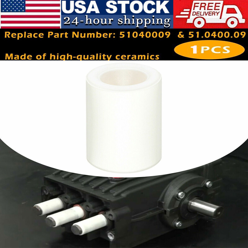 15mm General Pump Piston Ceramic 51040009 for TP Pumps TP2520 TP2526 (15x25x9mm)