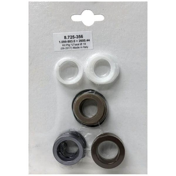 Kärcher 8.725-356.0 U-Shape 18mm Pump Plunger Seals for Karcher, Landa, Legacy