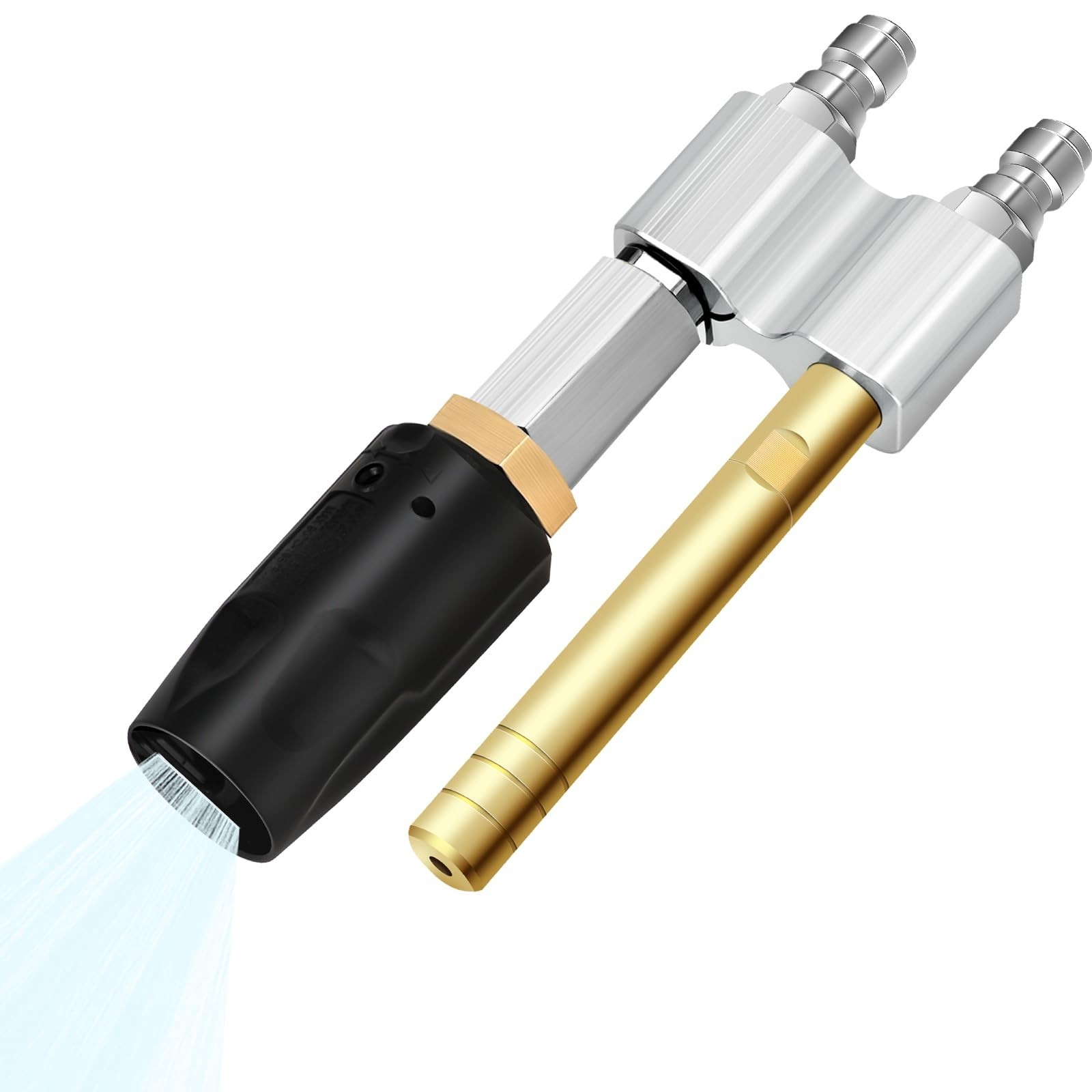 M5 Twist Nozzle,Adjustable Downstream Soft Wash Nozzles,Long Reach Soap Shoot…