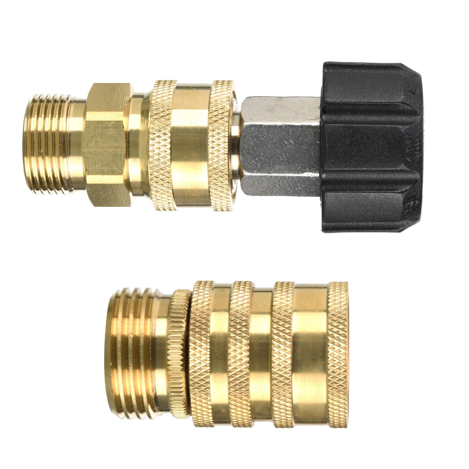 Tool Daily Pressure Washer Adapter Set, M22 14mm to 3/8″ Quick Connect Kit fo…