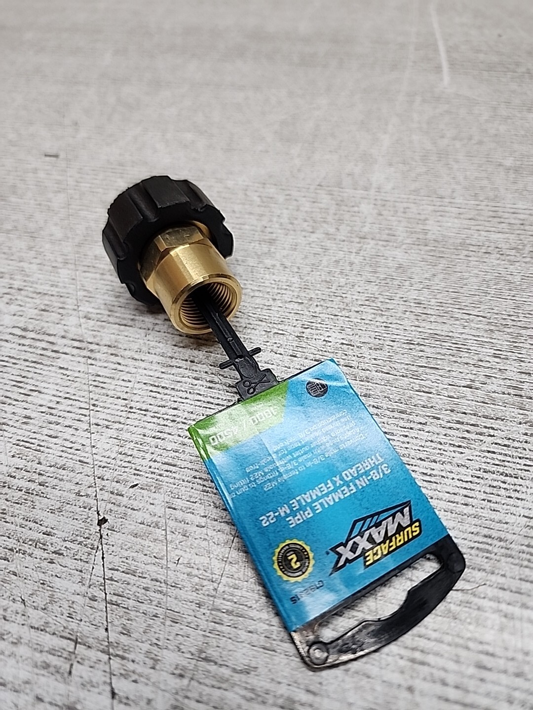 NEW Pressure Washer 3/8” FPT To M22 Gun Connector Surface Maxx (Brass)