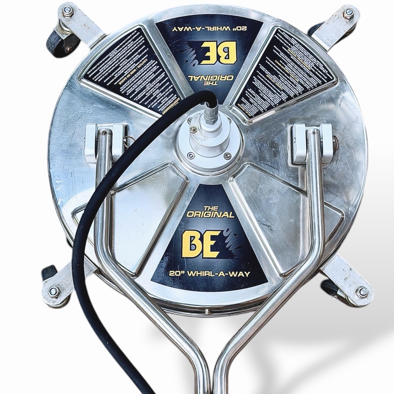 BE PRESSURE WHIRL-A-WAY 20” Stainless Steel Flat Surface Concrete Cleaner #35