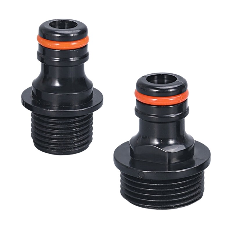 2 Adapter Universal Tap Kitchen Tap Connector Water Hose Fittings