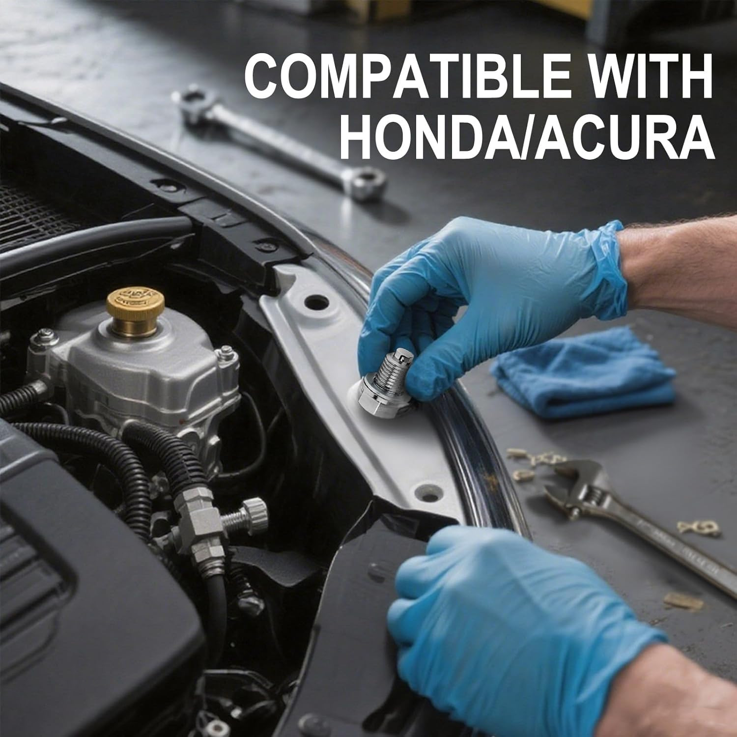 Oil Drain Plug Washer M14 24PCS Aluminum Crush Gasket for Honda Acura
