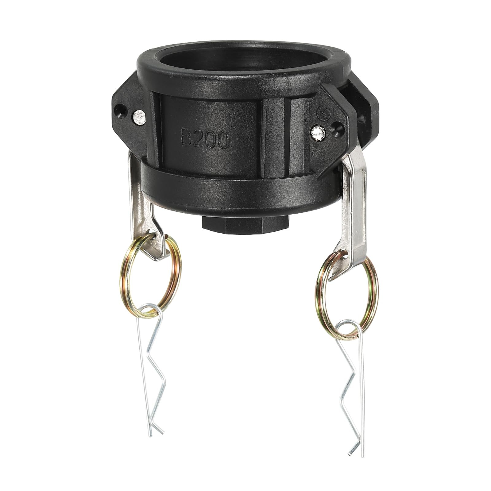 PATIKIL IBC Tote Adapter 2″ Cam Lock to 3/4″ Female Thread, 2 Inch, Black