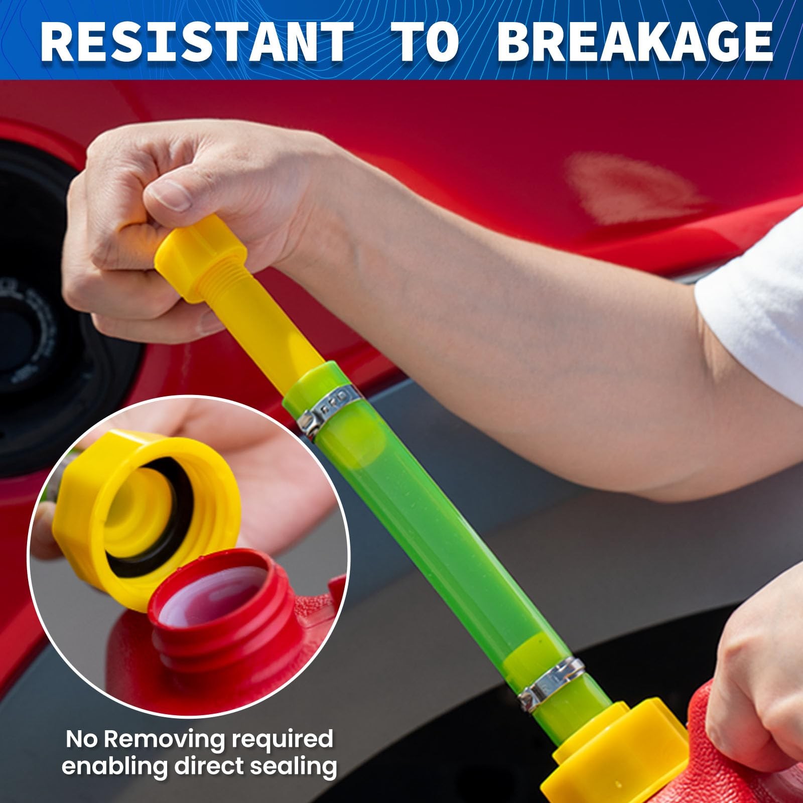 1 PC 10” Gas Can Spout Replacement-Leak-Proof 10.9 x 0.93 x 1 inches, YGH1PC