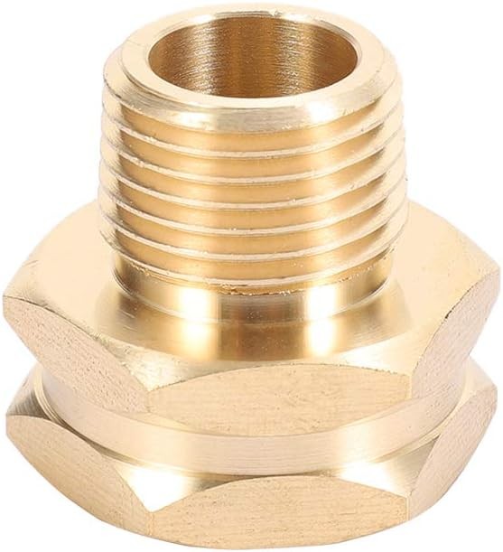Brass Garden Hose 3/4” GHT Female x 1/2” NPT Male,