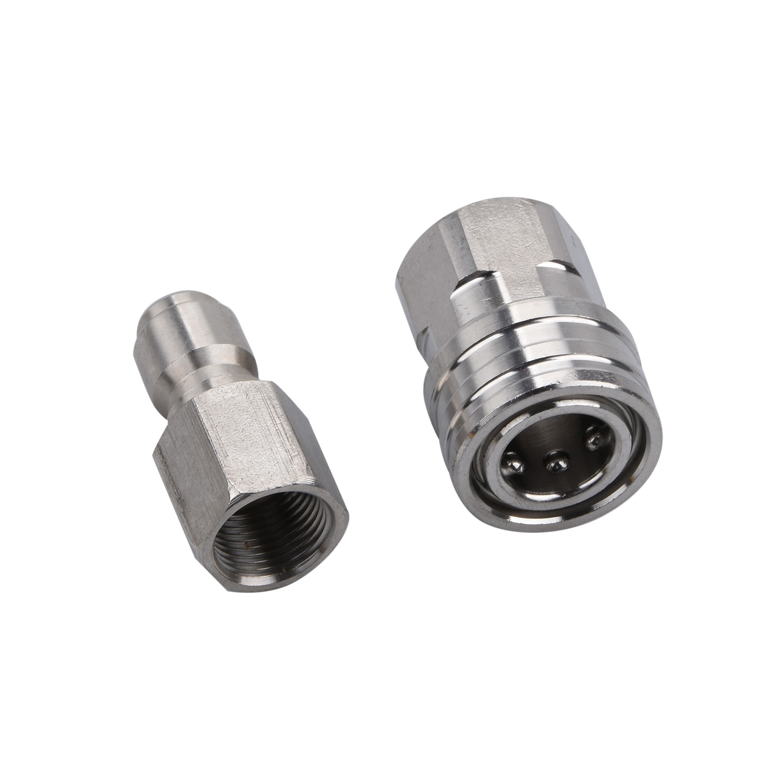 Stainless Steel Pressure Washer Adapter Set Swivel to 3/8 inch Quick Connect
