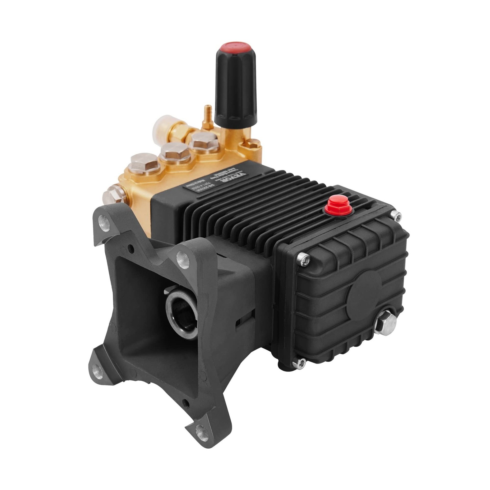 VEVOR Pressure Washer Pump, 4400 PSI, 4.0 GPM, 1″ Shaft Horizontal Triplex Pl…