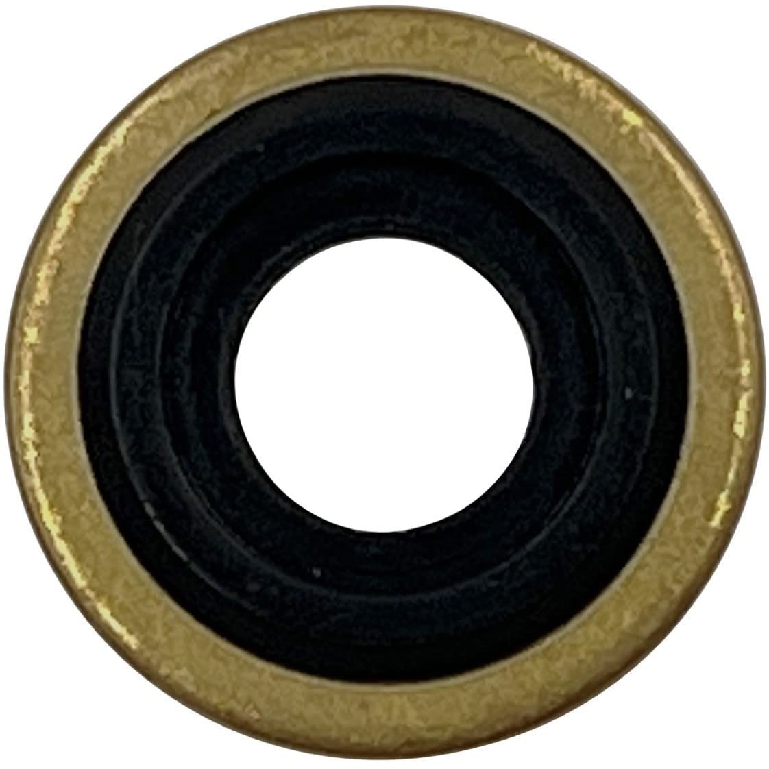 Oxygen Yoke Washer Seals 25-Pack CGA-870 Brass Rubber Regulator Washer CGA 870