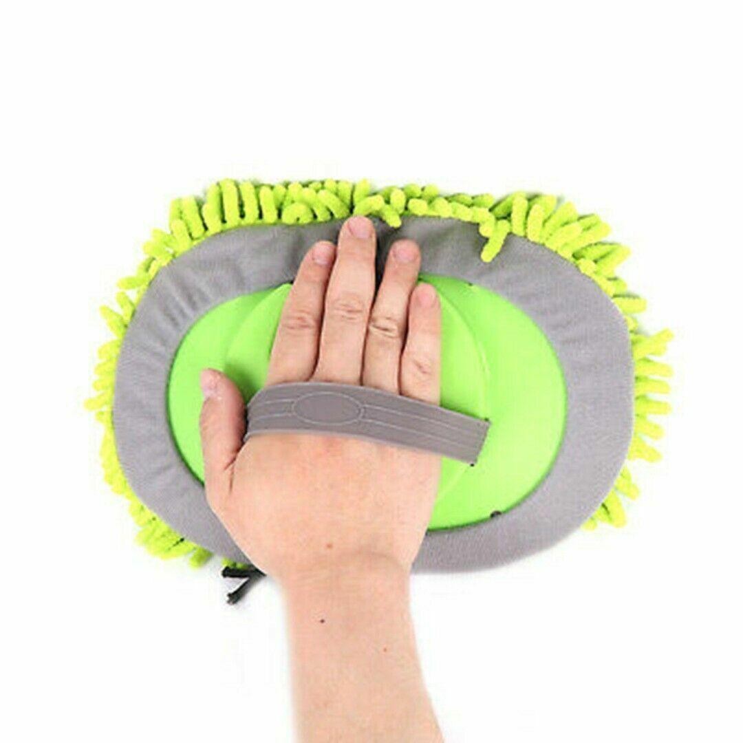 Microfiber Car Wash Brush Cleaning Mop Auto Truck 40″ Long Handle Extension US