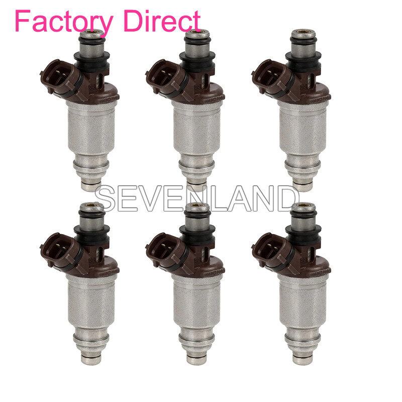Set Of 6 23250-46030 Fuel Injectors Fits For Toyota Lexus 3.0 I6 1992-1995