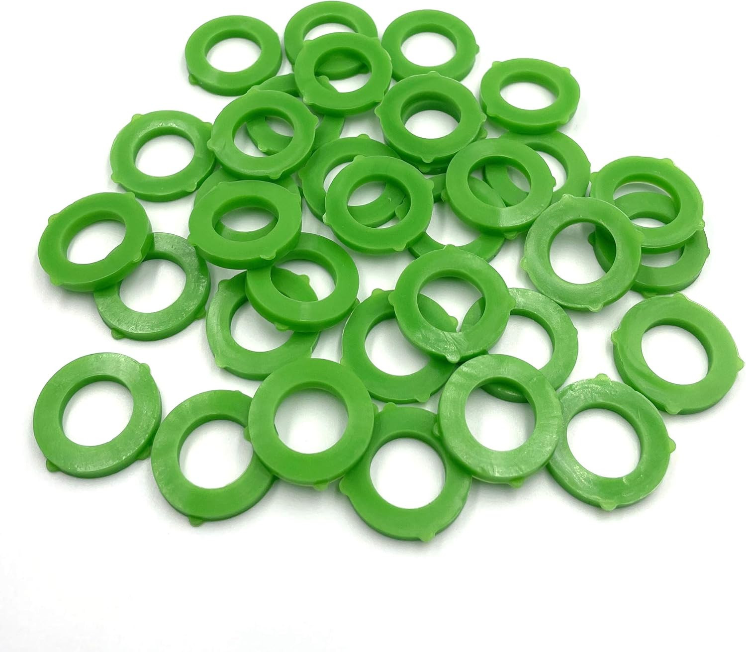 20 Pcs 3/4″ Garden Hose Silicone Washers Leak Proof Sealing Gasket Green